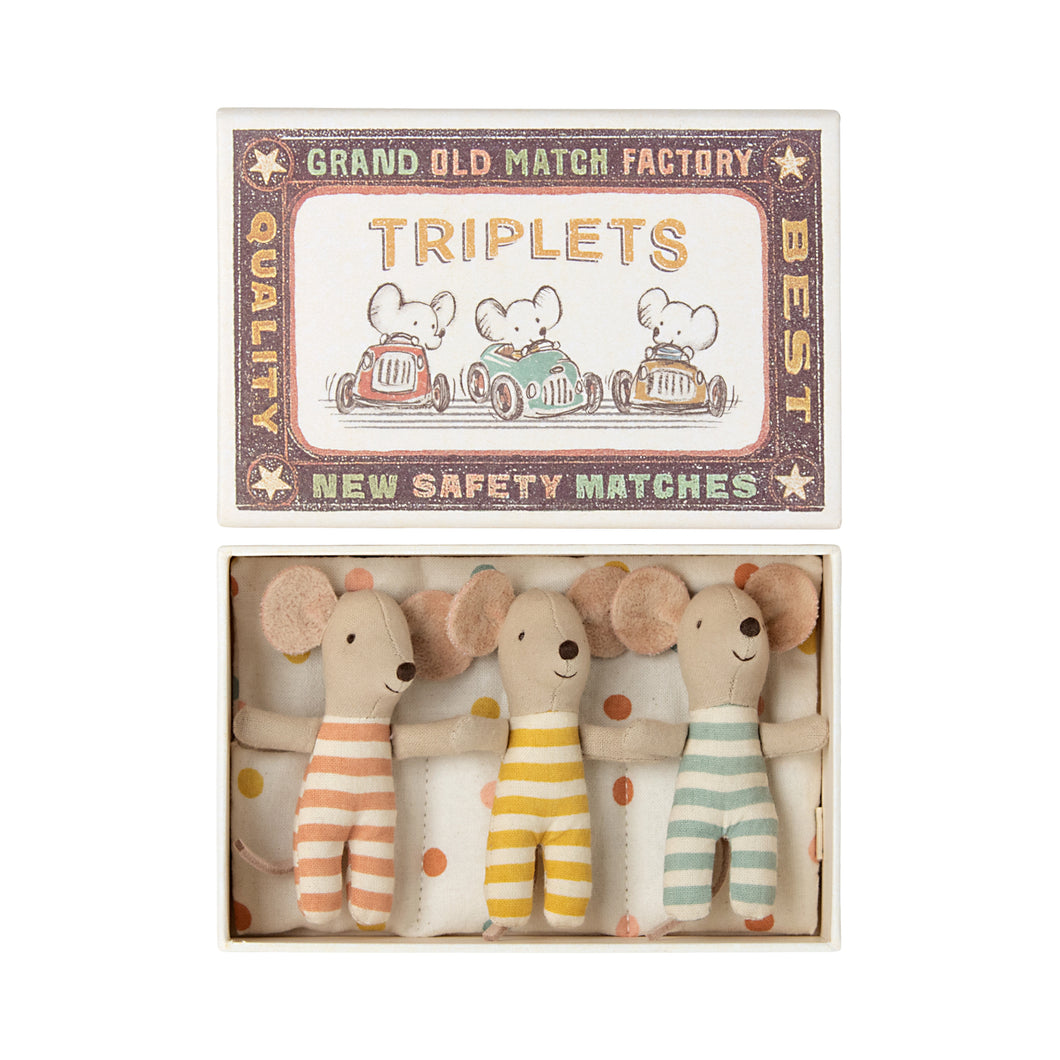 Maileg Triplets Baby Mice in Matchbox (2023)
