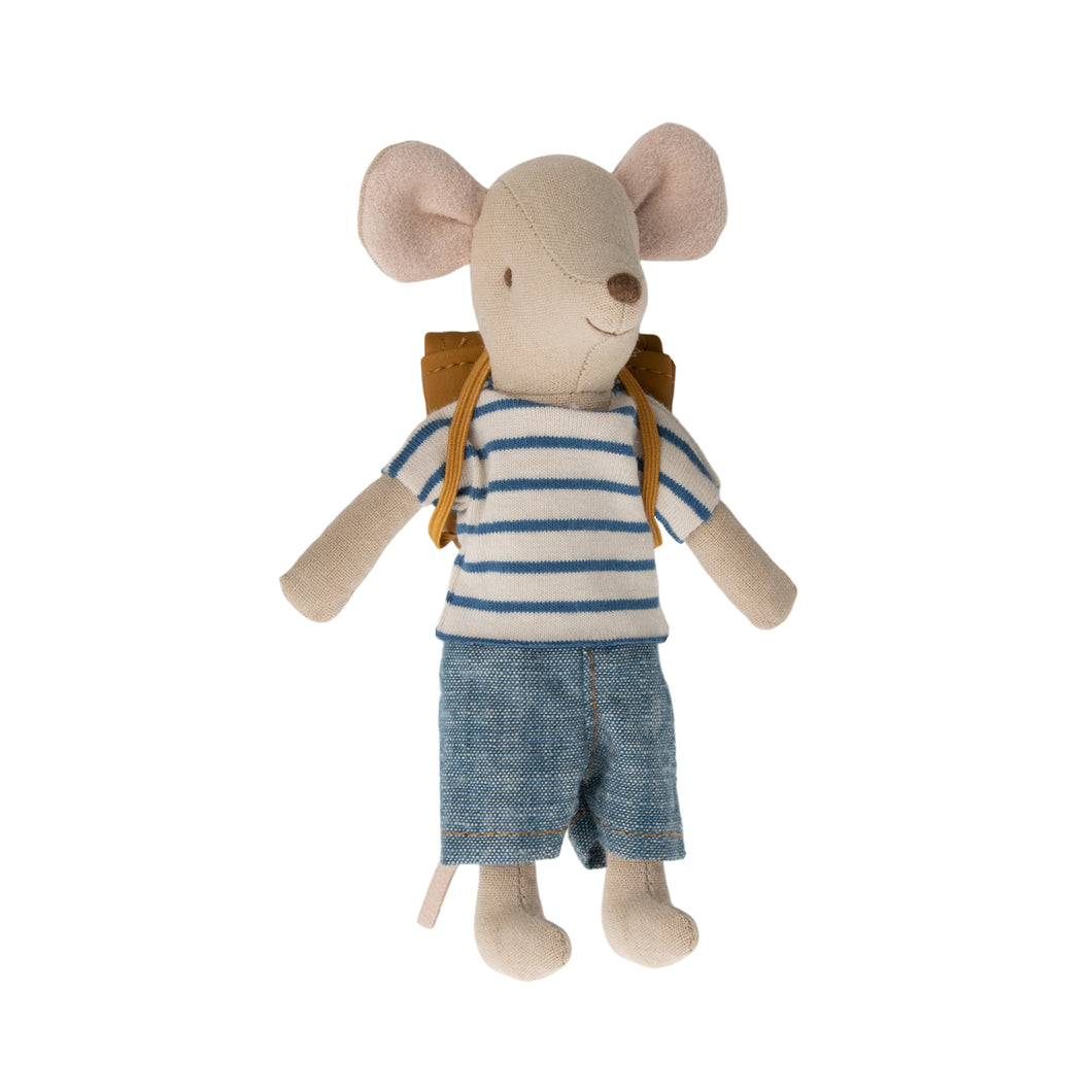 Maileg Tricycle Mouse Big Brother with Bag