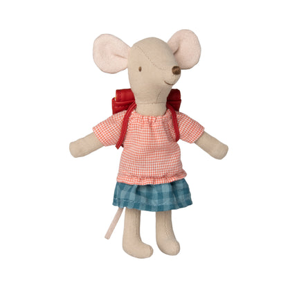 Maileg Tricycle Mouse Big Sister with Bag 2023 (Assorted)