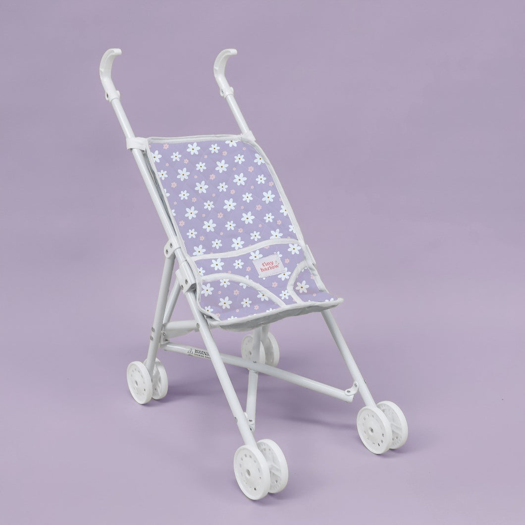 Tiny Harlow Doll's Stroller Lilac Daisy