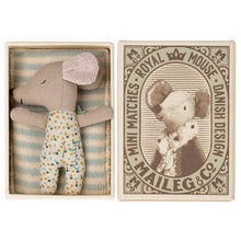 Load image into Gallery viewer, Maileg Sleepy-Wakey Baby Mouse in Matchbox (Assorted)
