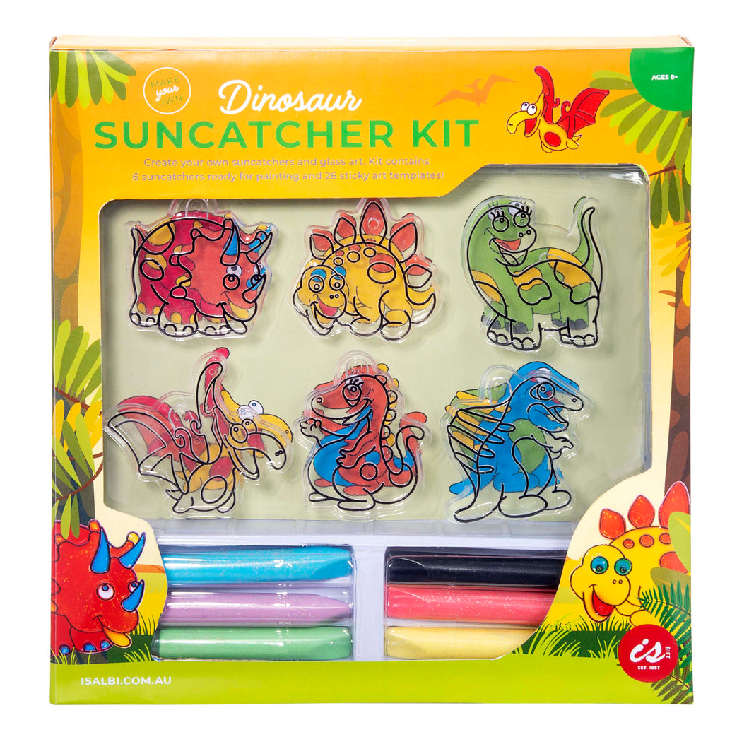 IsGift Make Your Own Dinosaur Suncatcher Kit