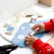 Load image into Gallery viewer, Tara Treasures Arctic Play Mat Playscape
