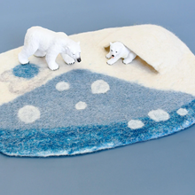 Load image into Gallery viewer, Tara Treasures Arctic Play Mat Playscape
