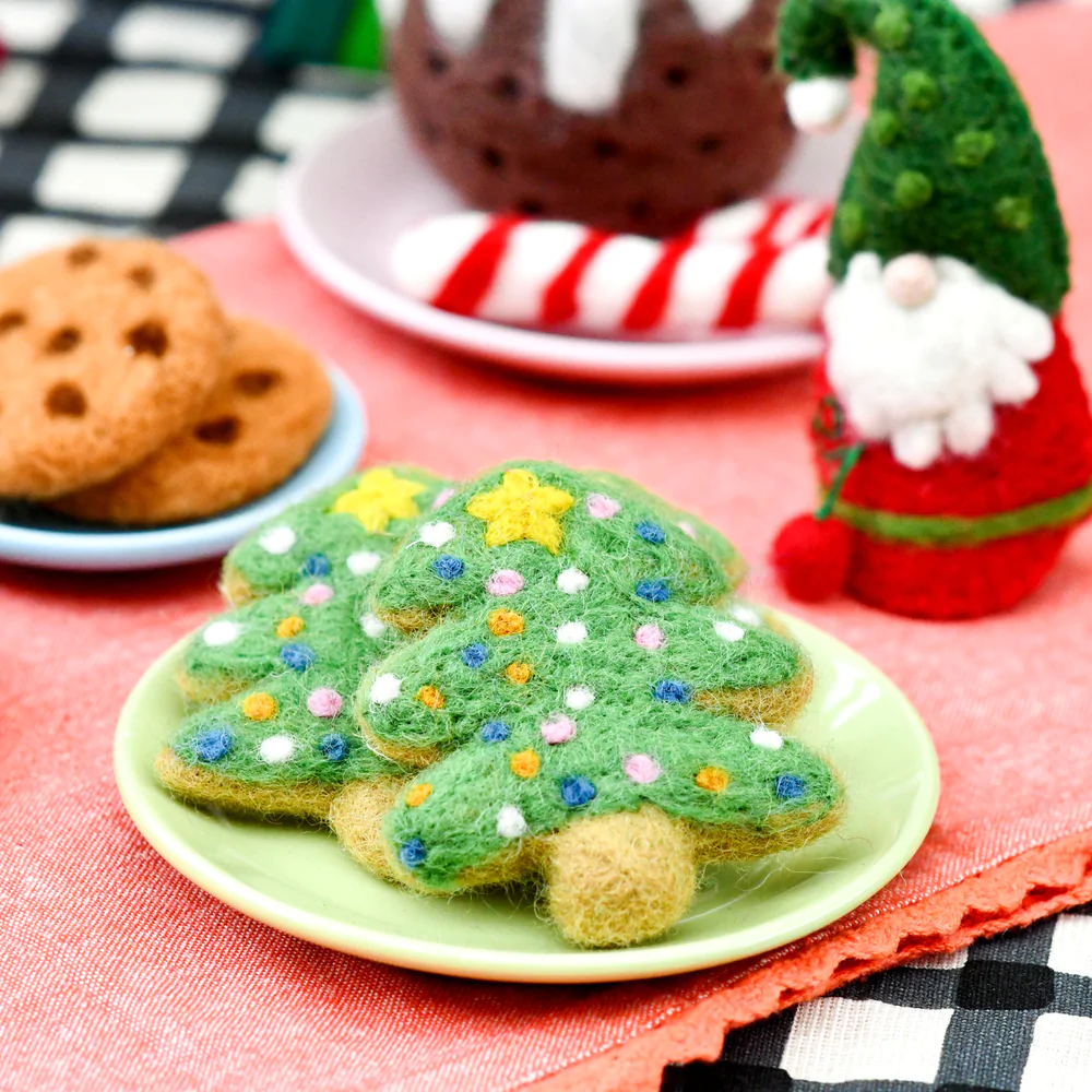 Tara Treasures Felt Christmas Tree Cookie