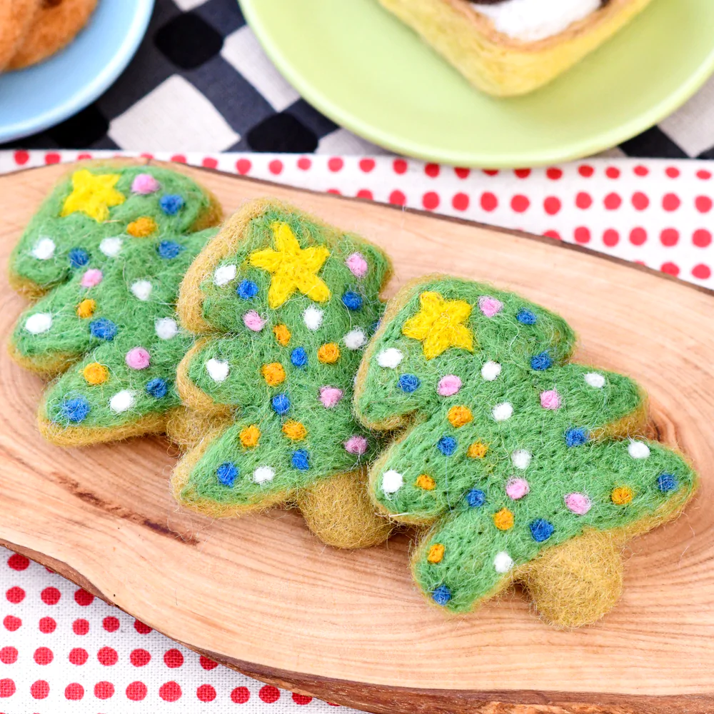 Tara Treasures Felt Christmas Tree Cookie