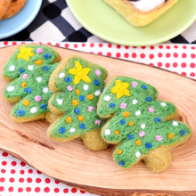 Load image into Gallery viewer, Tara Treasures Felt Christmas Tree Cookie
