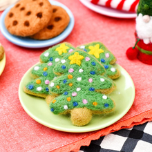 Load image into Gallery viewer, Tara Treasures Felt Christmas Tree Cookie
