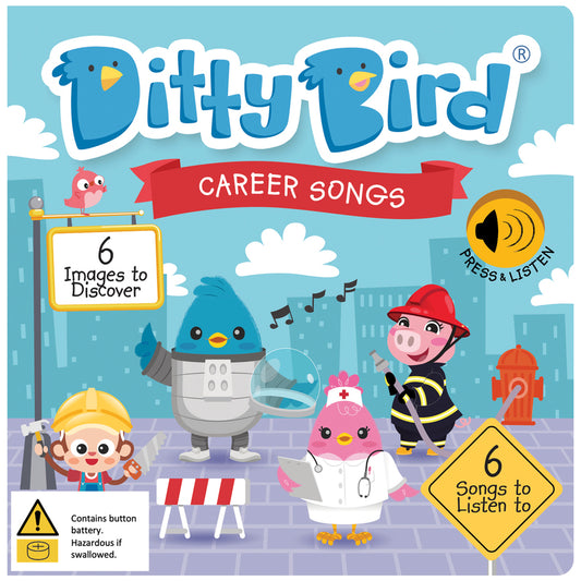 Ditty Bird Career Songs Board Book ** FINAL SALE **