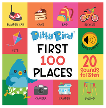 Load image into Gallery viewer, Ditty Bird First 100 Places Board Book
