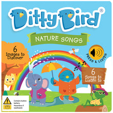 Load image into Gallery viewer, Ditty Bird Nature Songs Board Book
