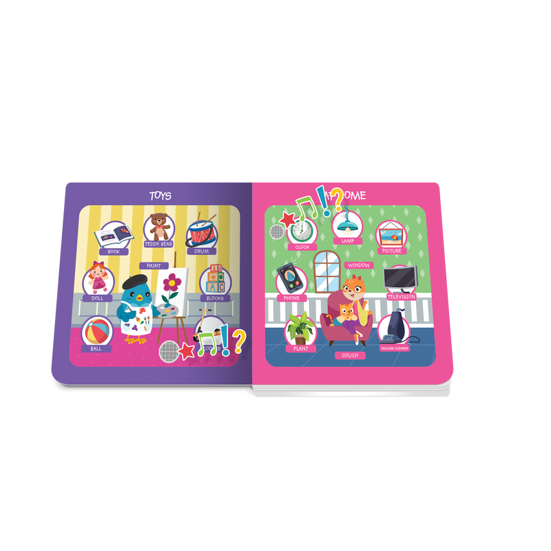 Ditty Bird First 100 Words Board Book (Rechargeable)