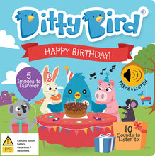 Load image into Gallery viewer, Ditty Bird Happy Birthday Board Book
