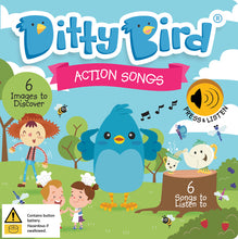 Load image into Gallery viewer, Ditty Bird Action Songs Board Book
