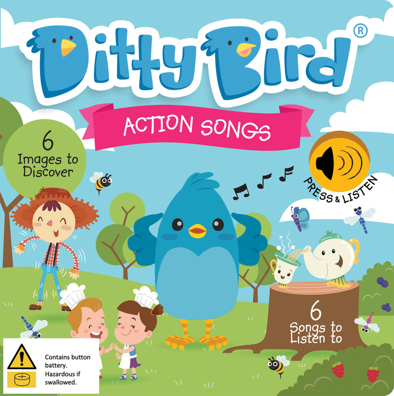 Ditty Bird Action Songs Board Book