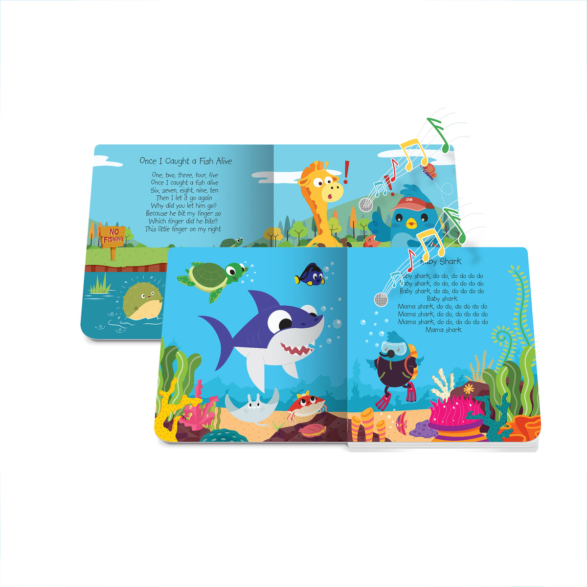 Ditty Bird Animal Songs Board Book (Rechargeable)