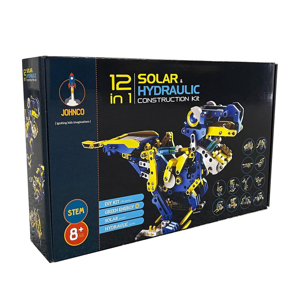 12 in 1 Solar And Hydraulic Construction Kit
