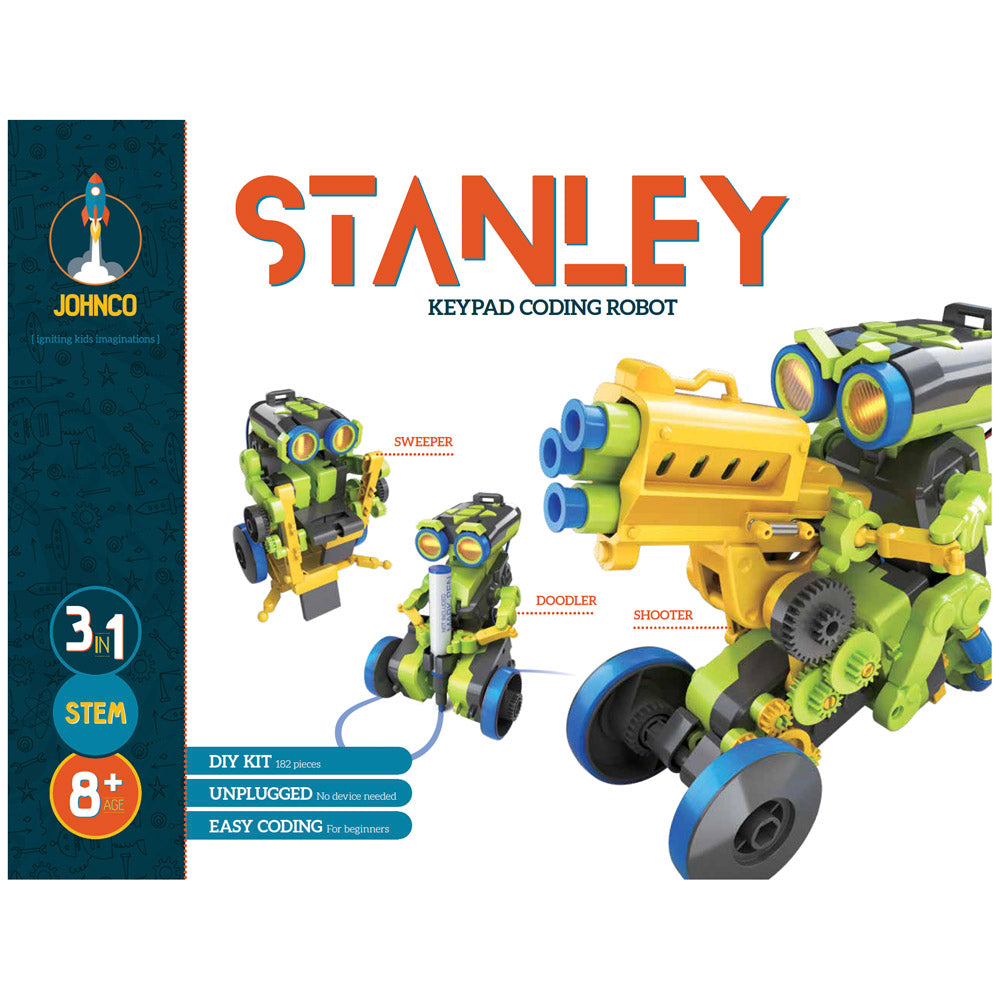 Stanley: 3-in-1 Keypad Coding Robot