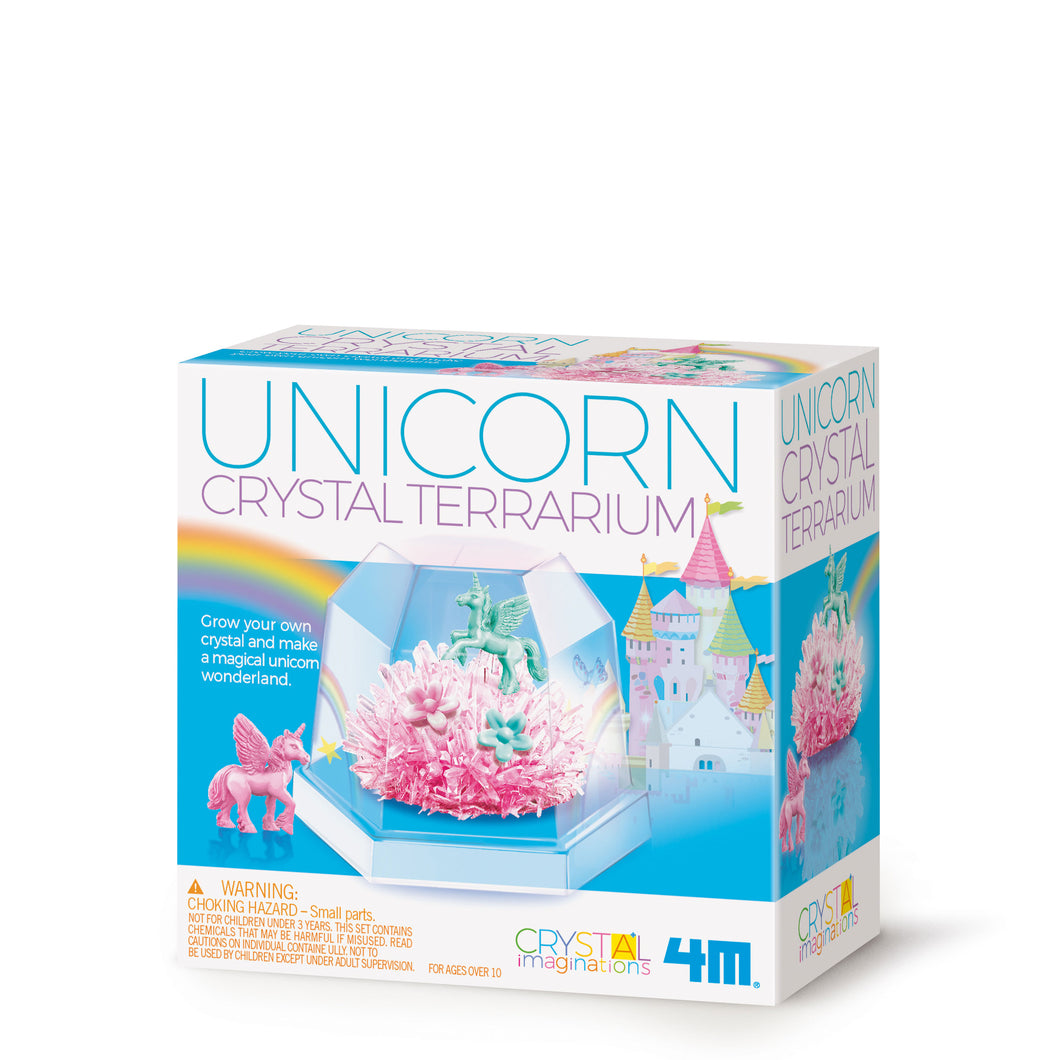 4M Crystal Growing Unicorn Terrarium