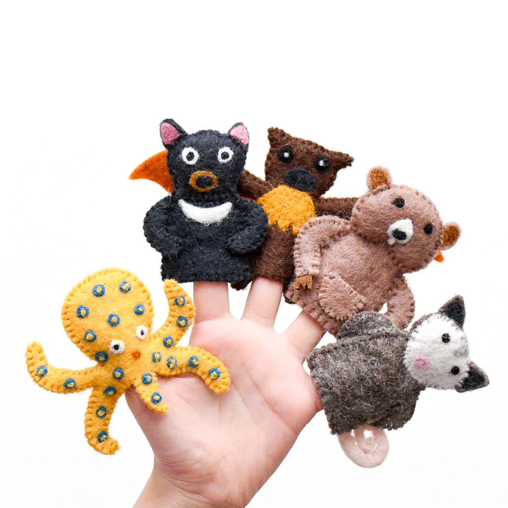 Tara Treasures Australian Animals (E) Finger Puppet Set
