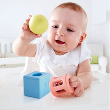 Load image into Gallery viewer, Hape 3pc Geometric Rattle Set
