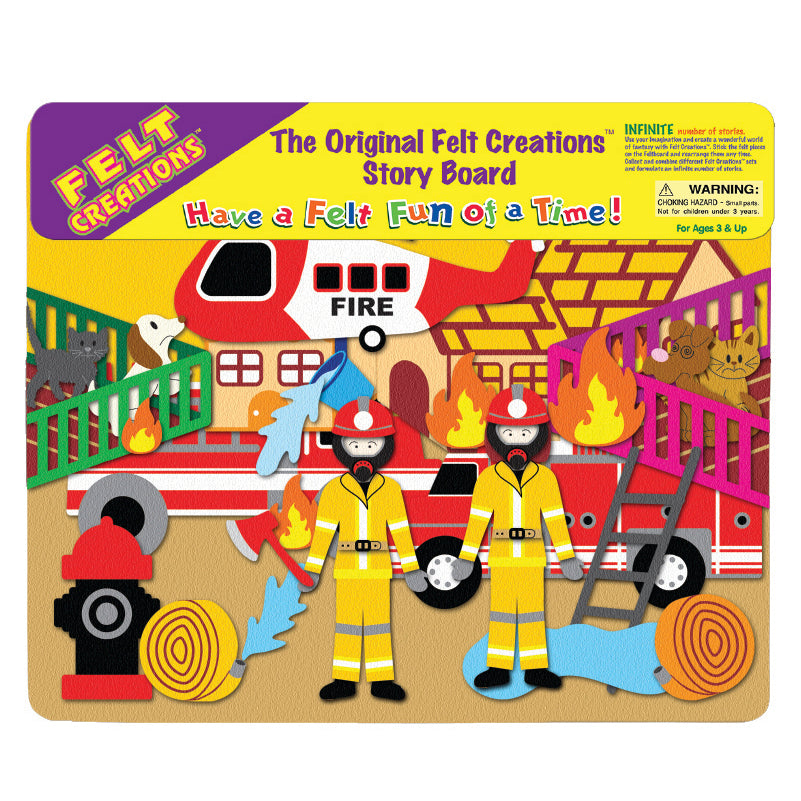 Felt Creations Fire Engine