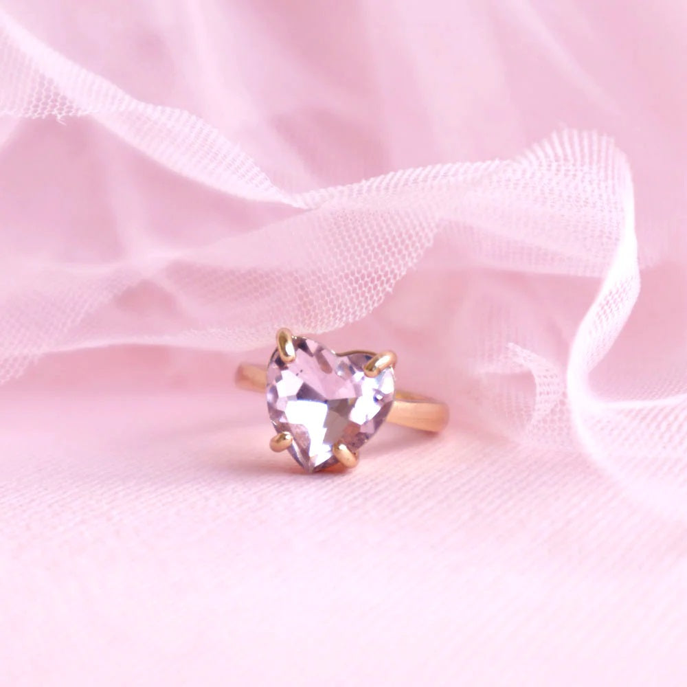 Lauren Hinkley Crystal Heart Ring