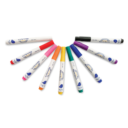 JAQ JAQ Bird - Wishy Washy Markers 9pk ** FINAL SALE **