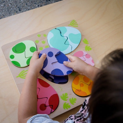 Kiddie Connect Egg and Dino Puzzle