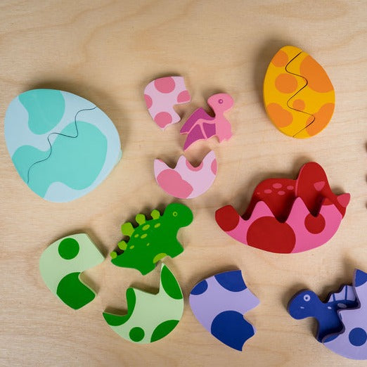 Kiddie Connect Egg and Dino Puzzle