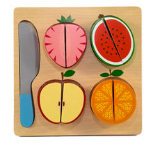 Load image into Gallery viewer, Kiddie Connect Slice The Fruit Puzzle
