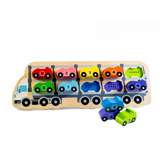 Kiddie Connect 1-10 Car Puzzle