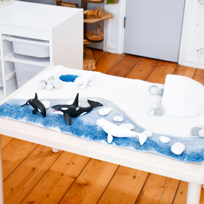 Tara Treasures Large Arctic Polar Playmat