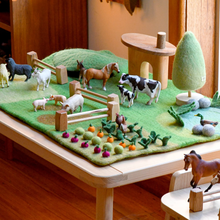 Load image into Gallery viewer, Tara Treasures Large Farm Playmat
