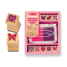 Load image into Gallery viewer, Melissa &amp; Doug Butterfly And Hearts Stamp Set
