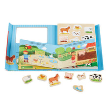 Load image into Gallery viewer, Melissa &amp; Doug On The Farm Book &amp; Puzzle Play Set
