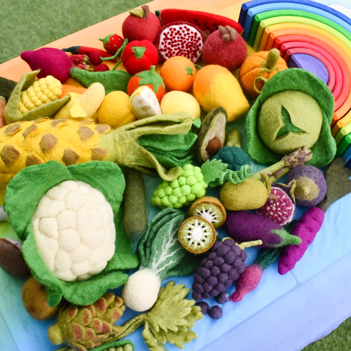 Tara Treasures Felt Vegetables & Fruits (Set A)