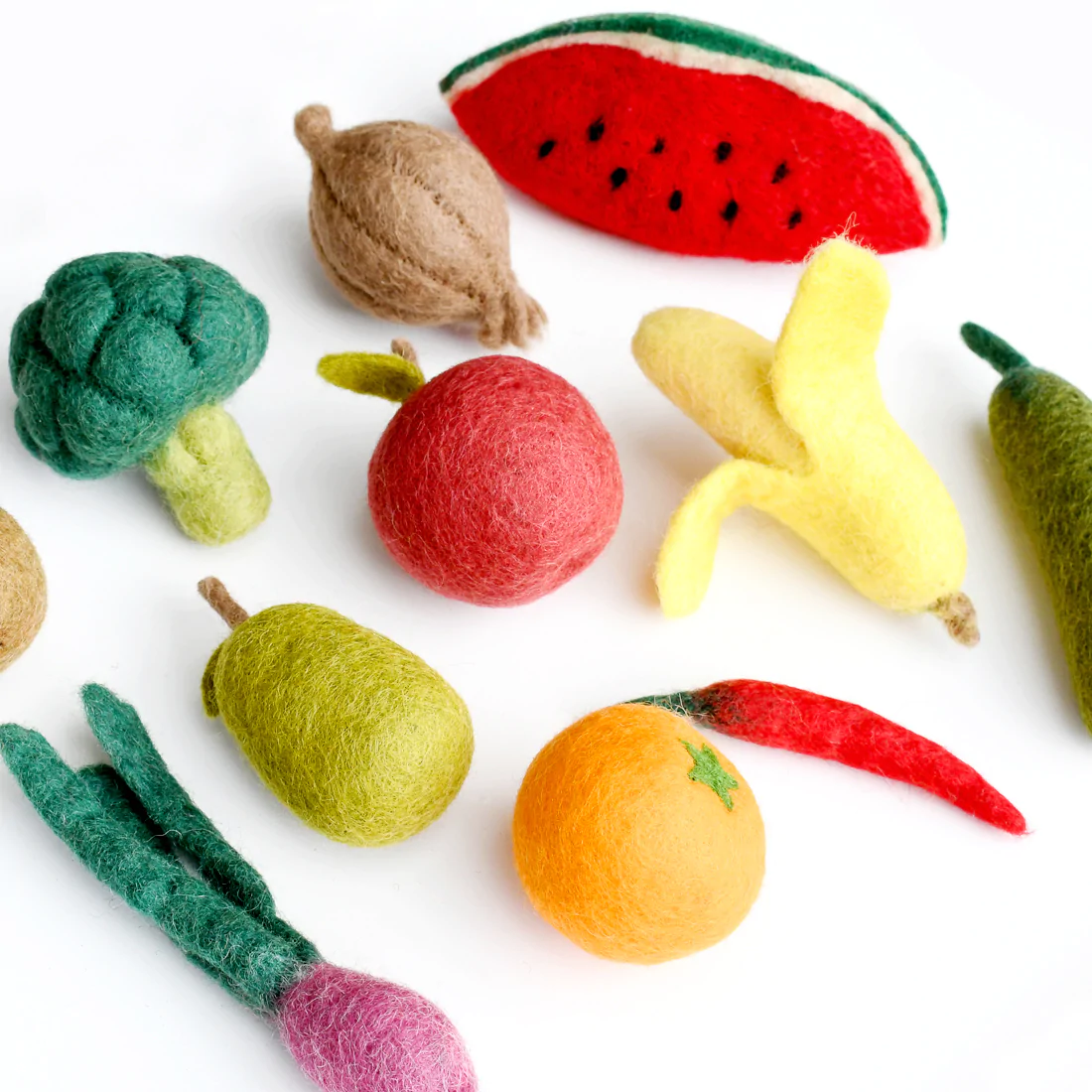 Tara Treasures Felt Vegetables & Fruits (Set B)