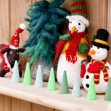 Load image into Gallery viewer, Tara Treasures Felt Snowman
