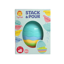 Load image into Gallery viewer, Tiger Tribe Stack and Pour Bath Egg
