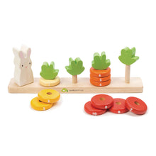 Load image into Gallery viewer, Tender Leaf Toys Counting Carrots Wooden Stacker
