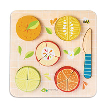 Load image into Gallery viewer, Tender Leaf Toys Citrus Fractions Puzzle
