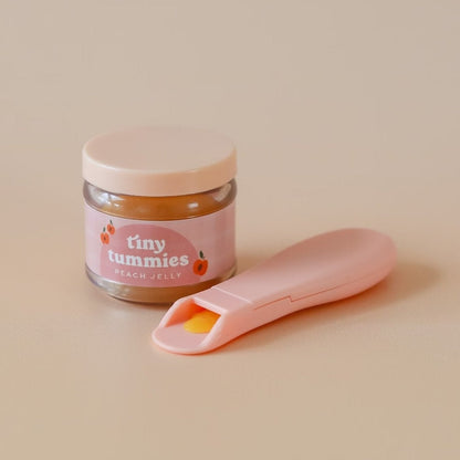 Tiny Harlow Magic Peach Jelly Jar and Spoon ** FINAL SALE **