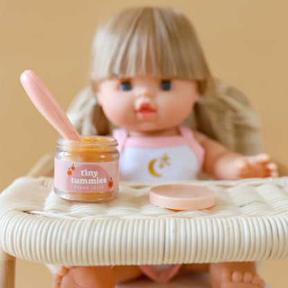 Tiny Harlow Magic Peach Jelly Jar and Spoon ** FINAL SALE **