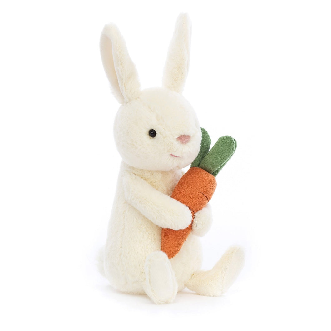 Jellycat Bobbi Bunny With Carrot Beige