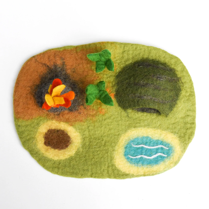 Tara Treasures Dinosaur Land Play Mat Playscape