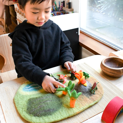 Tara Treasures Dinosaur Land Play Mat Playscape