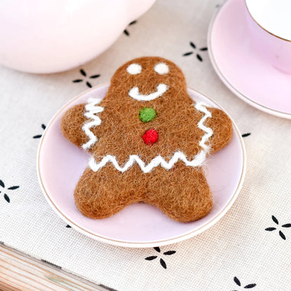 Tara  Treasures Felt Gingerbread Man Cookie