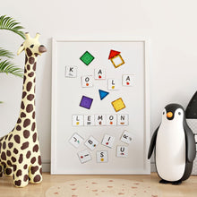 Load image into Gallery viewer, Learn &amp; Grow Magnetic Tile Topper: 40pc Alphabet Upper Case Pack
