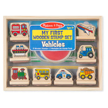 Load image into Gallery viewer, Melissa &amp; Doug My First Stamp Set: Vehicles
